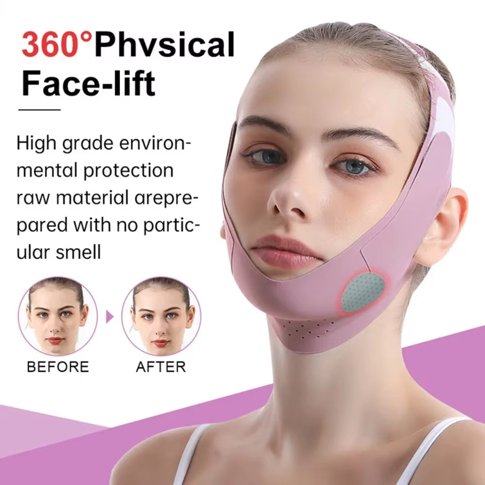 Face Slimming Bandage V Line Face Shaper Facial Chin Cheek Lifting Belt Facial Massage Strap Women Chin Cheek Lift up Belt