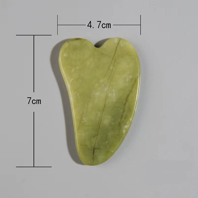 Natural Jade Roller Massager for Face Roller Gua Sha Jade Stone Face Massager Anti-Wrinkle Lift Facial Beauty Skin Care Tool