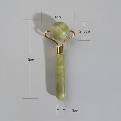 Natural Jade Roller Massager for Face Roller Gua Sha Jade Stone Face Massager Anti-Wrinkle Lift Facial Beauty Skin Care Tool