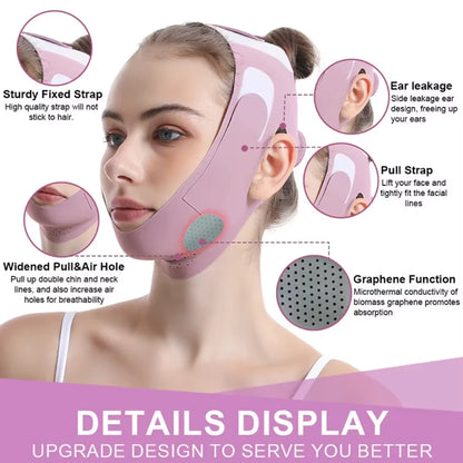 Face Slimming Bandage V Line Face Shaper Facial Chin Cheek Lifting Belt Facial Massage Strap Women Chin Cheek Lift up Belt